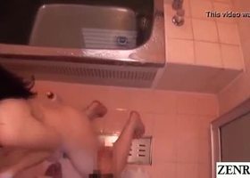 Jav star miori hara pov blowjob in bathroom subtitled